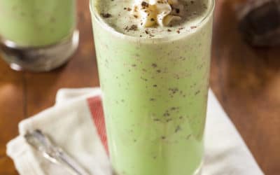Mint Chocolate Chip Green Protein Shake