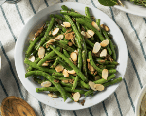 Green Beans and Silvered Almonds